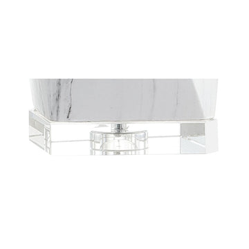 Oslo 25.5" Ceramic Marble/Crystal LED Table Lamp - JONATHAN Y